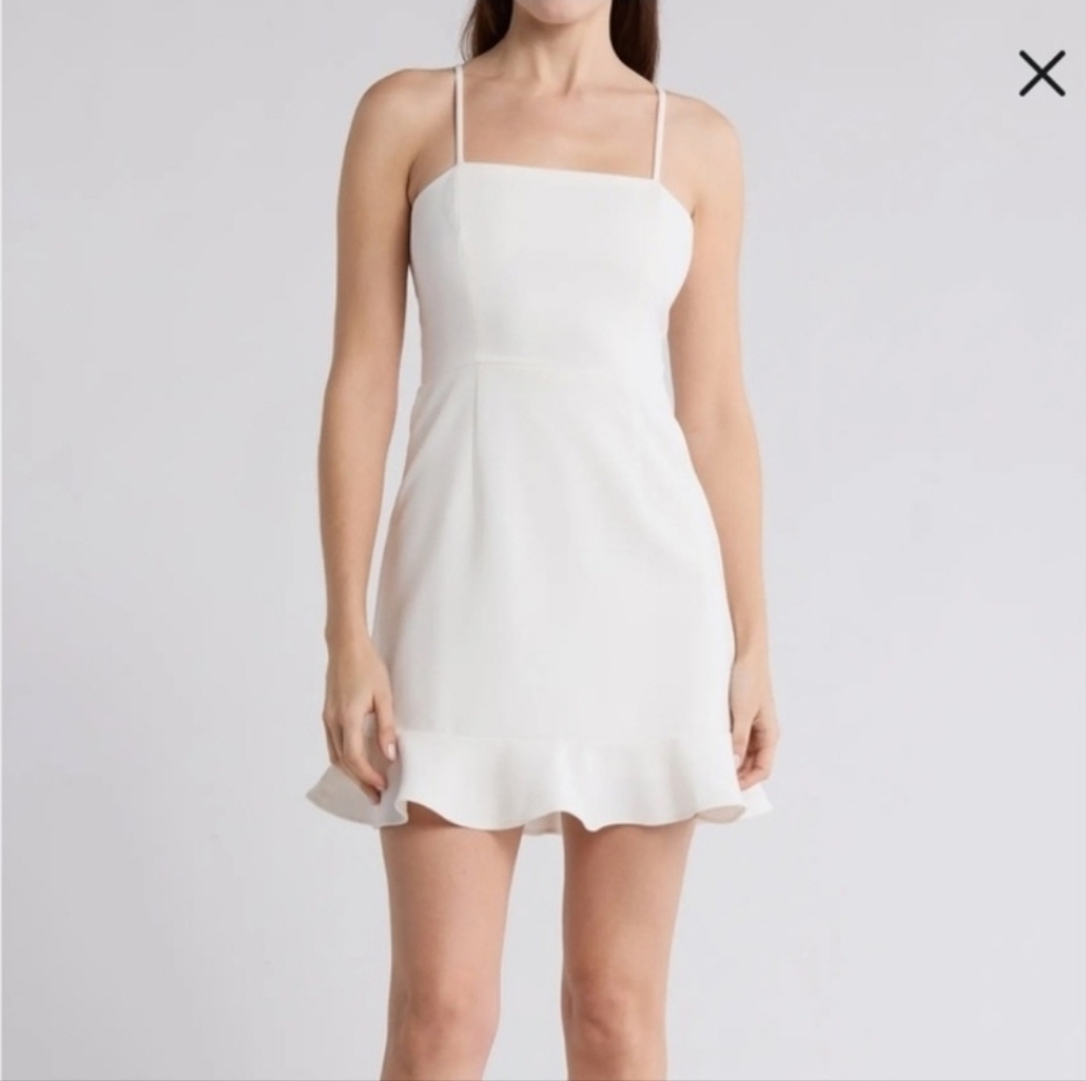 French Connection Cream Mini Dress